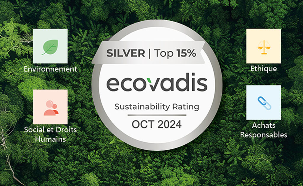 C-LOG obtient la médaille d’argent EcoVadis pour sa première notation